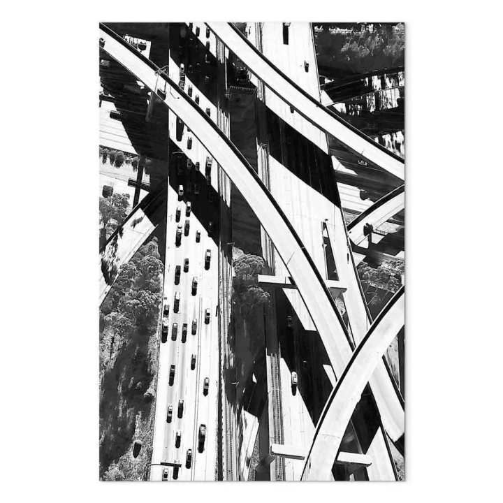 Obraz - Geometria miasta (1-częściowy) pionowy