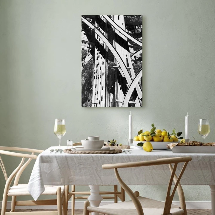 Obraz - Geometria miasta (1-częściowy) pionowy