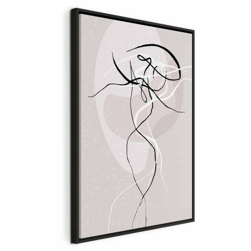 Obraz - Beżowa energia (1-częściowy) pionowy