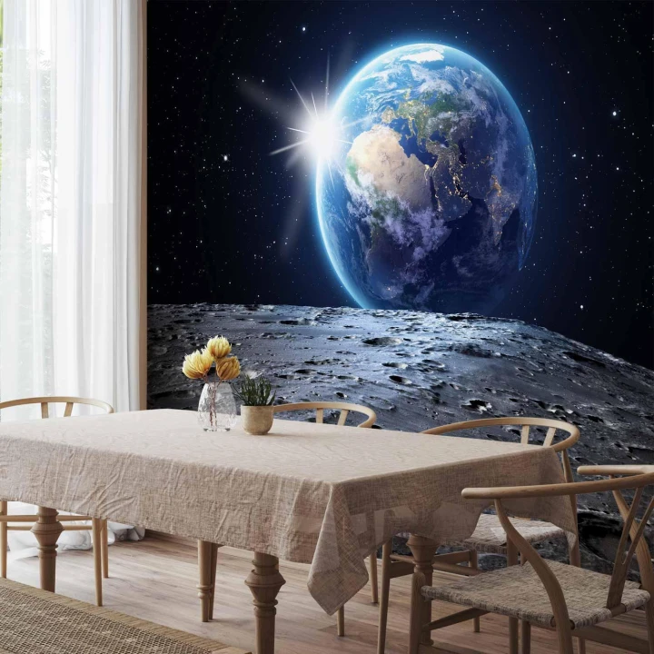 Fototapeta - Widok na Niebieską Planetę