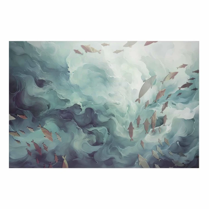 Plakat - Ryby w oceanie