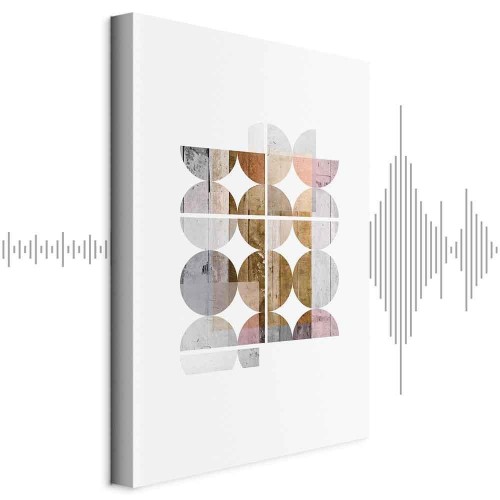 Obraz - Harmonijny kształt (1-częściowy) pionowy