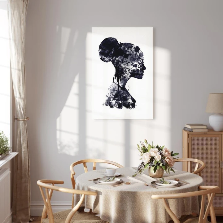 Obraz - Abstrakcyjny profil (1-częściowy) pionowy