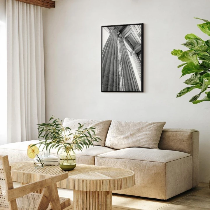 Obraz - Kamienne kolumny (1-częściowy) pionowy