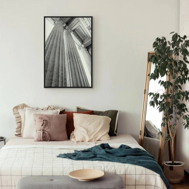 Obraz - Kamienne kolumny (1-częściowy) pionowy