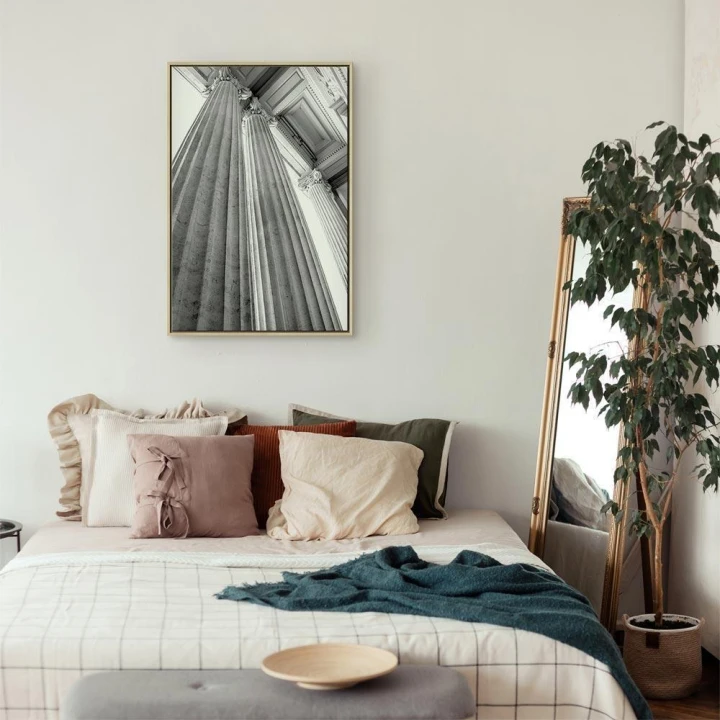 Obraz - Kamienne kolumny (1-częściowy) pionowy