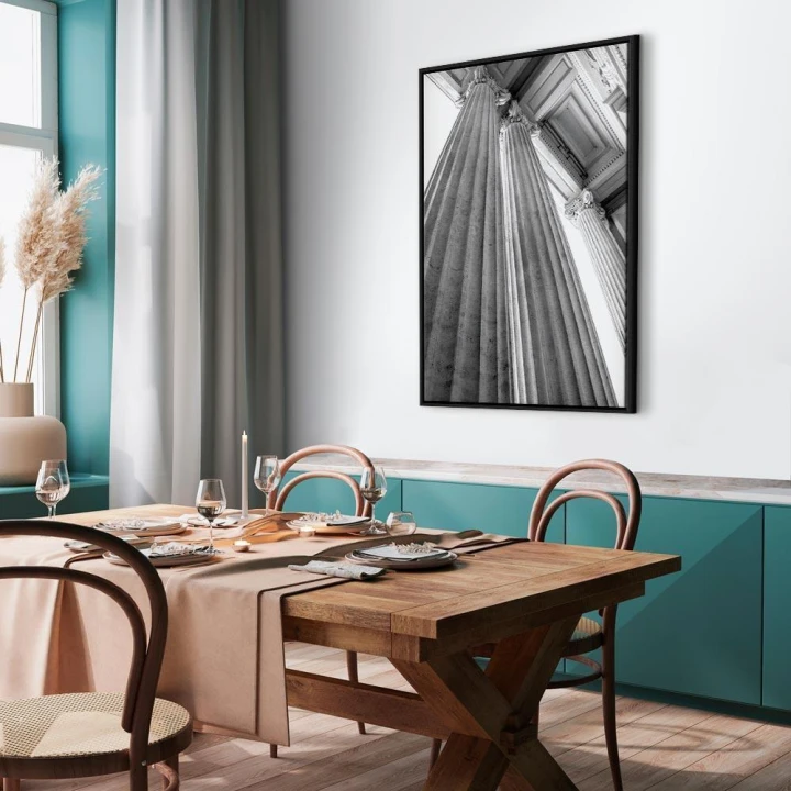 Obraz - Kamienne kolumny (1-częściowy) pionowy