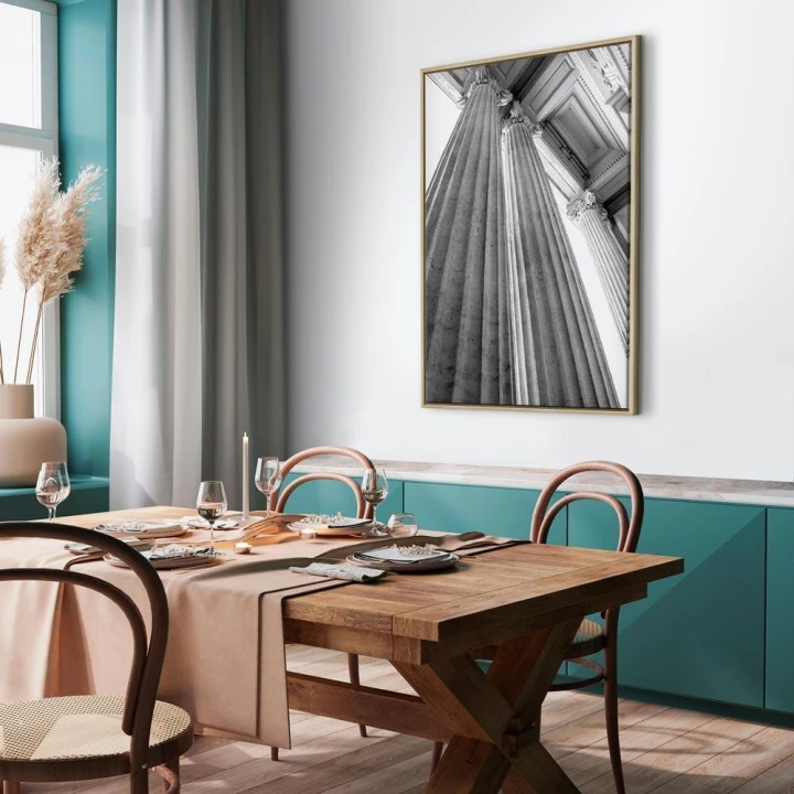 Obraz - Kamienne kolumny (1-częściowy) pionowy