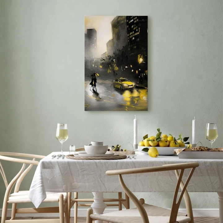 Obraz - Blask miasta (1-częściowy) pionowy