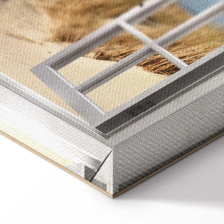 Obraz - Okno: widok na plażę