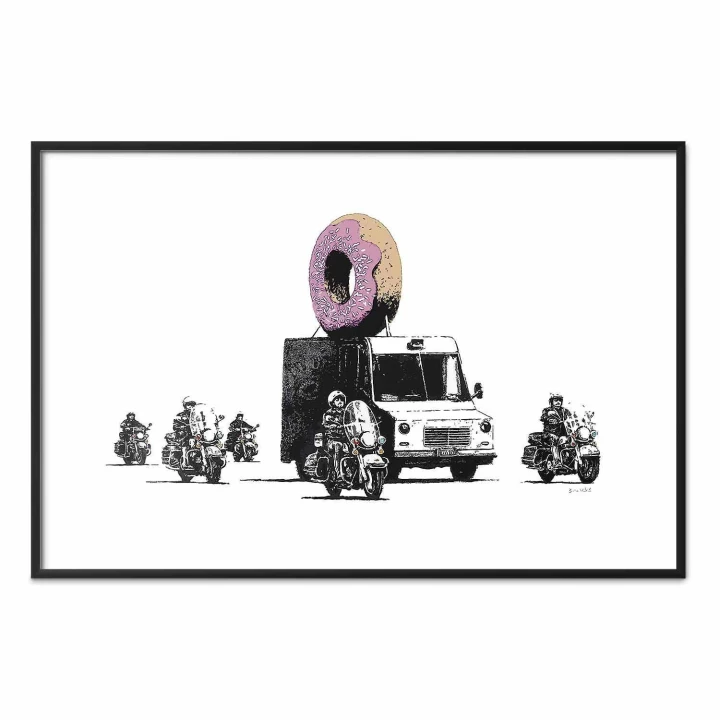 Plakat - Pączkowa policja