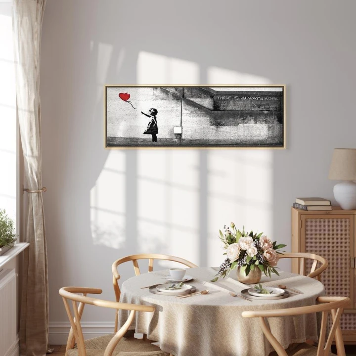 Obraz - Zawsze jest nadzieja (1-częściowy) wąski czerwony