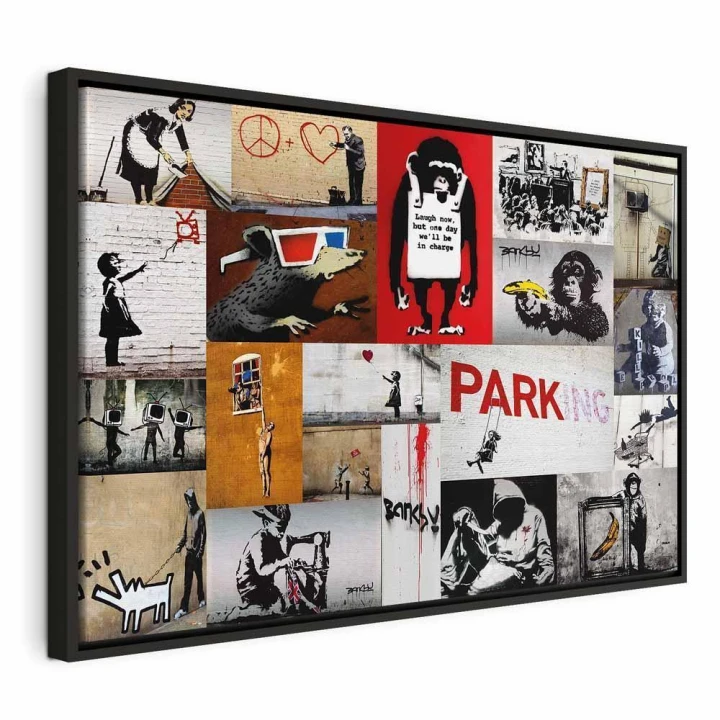 Obraz - Banksy - kolaż