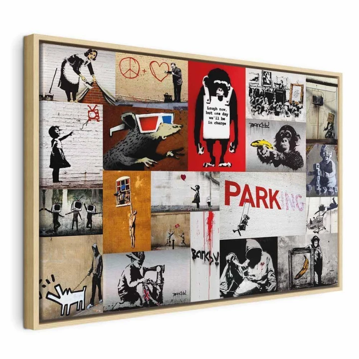 Obraz - Banksy - kolaż