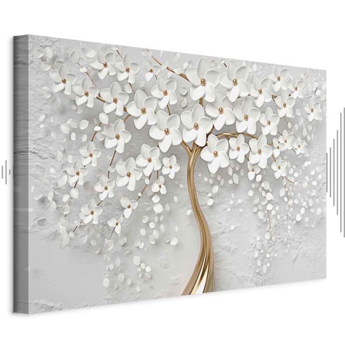 Obraz - Czarodziejska magnolia (1-częściowy) szeroki