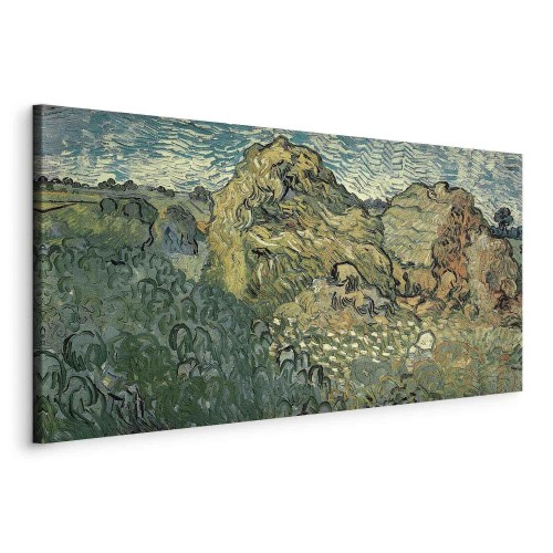 Obraz - Vincent Van Gogh – Pole ze stogami pszenicy