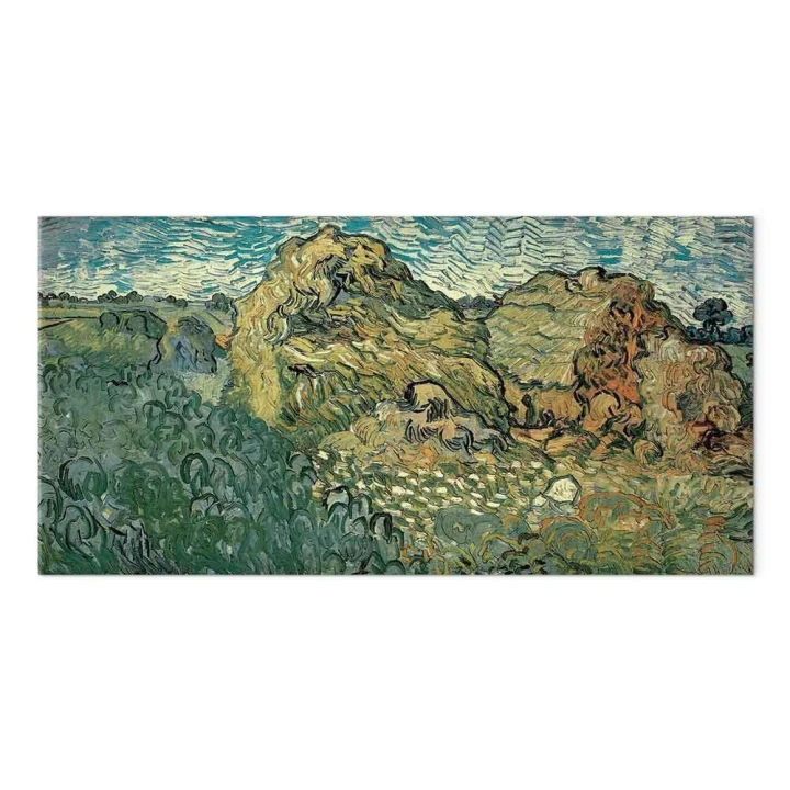 Obraz - Vincent Van Gogh – Pole ze stogami pszenicy