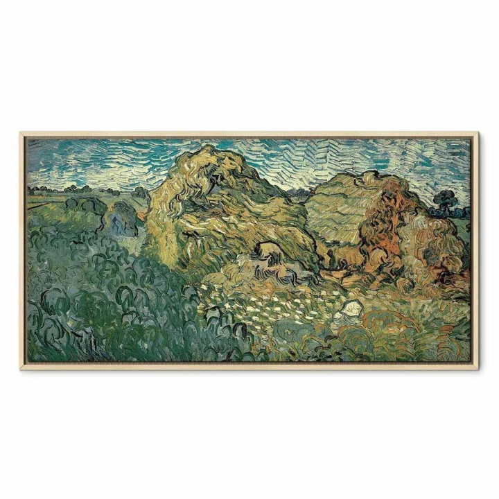 Obraz - Vincent Van Gogh – Pole ze stogami pszenicy