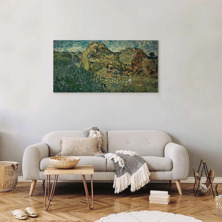 Obraz - Vincent Van Gogh – Pole ze stogami pszenicy