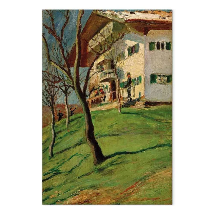 Obraz - August Macke – Nasz mały domek w Tegernsee