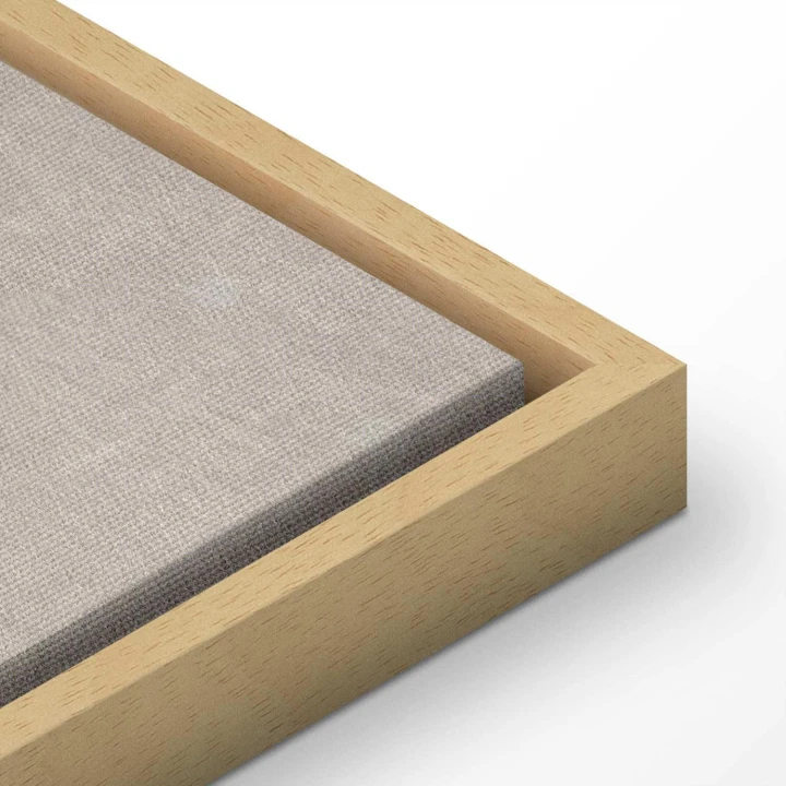 Obraz - Deszczowy czerwiec - kolorowa tęcza wychodząca z chmur na jasnym tle