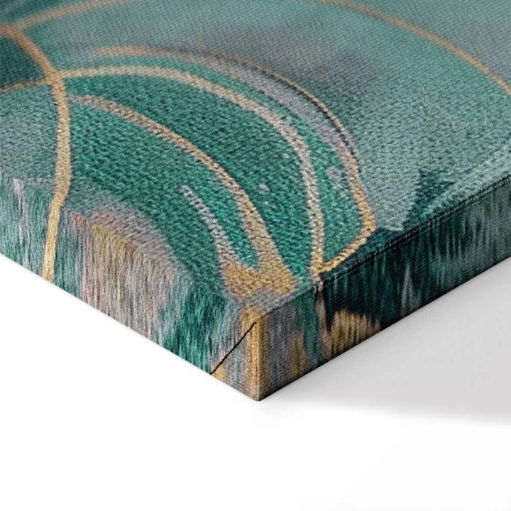 Obraz - Gobelinowy wzór z łąką i kwiatami kilim z wiosennym motywem