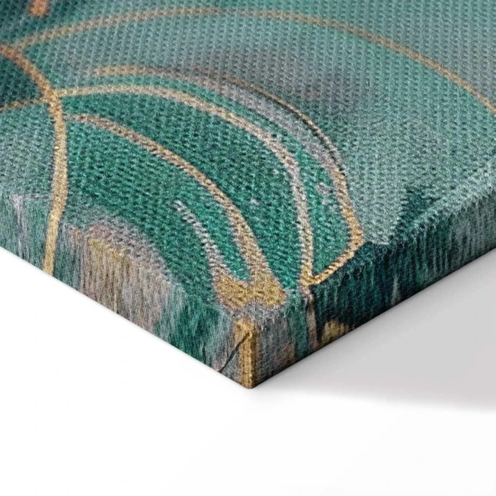 Obraz - Gobelinowy wzór z łąką i kwiatami kilim z wiosennym motywem