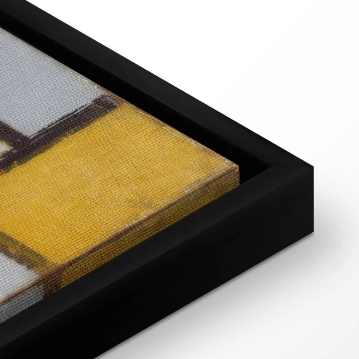 Obraz - Piet Mondrian – Kompozycja z siatką 1