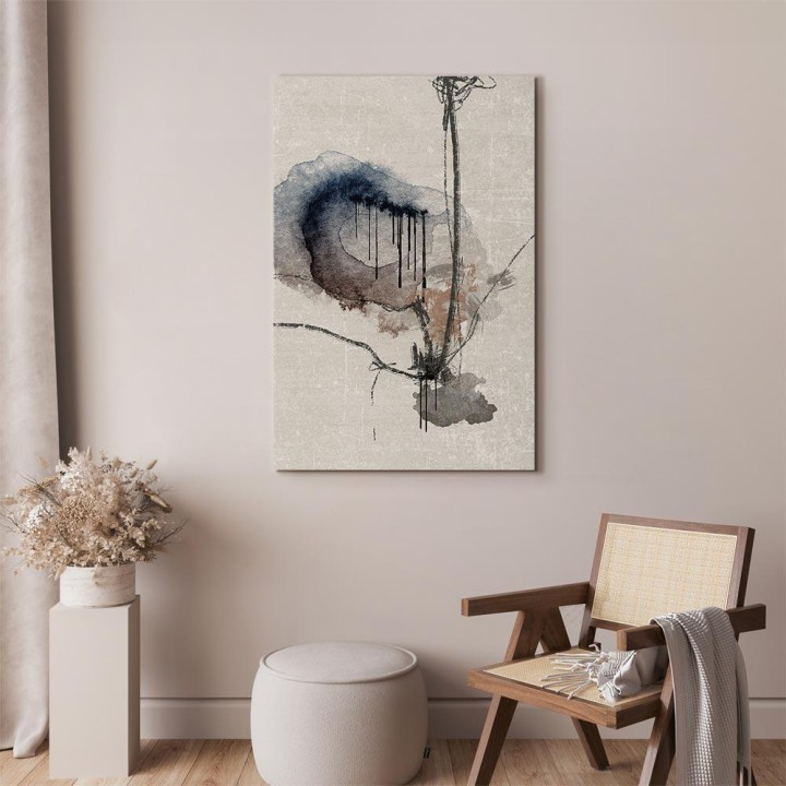 Obraz - Akwarelowe witraże (1-częściowy) pionowy