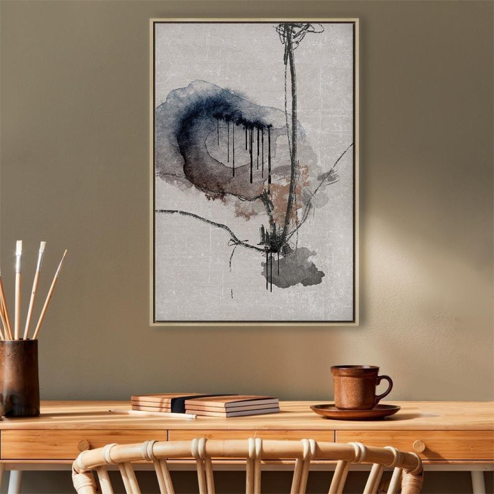 Obraz - Akwarelowe witraże (1-częściowy) pionowy