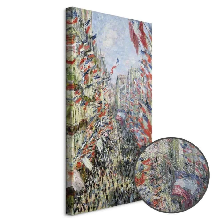 Obraz - Claude Monet – Ulica Montorgueil w Paryżu Uroczystość 30 czerwca 1878 r