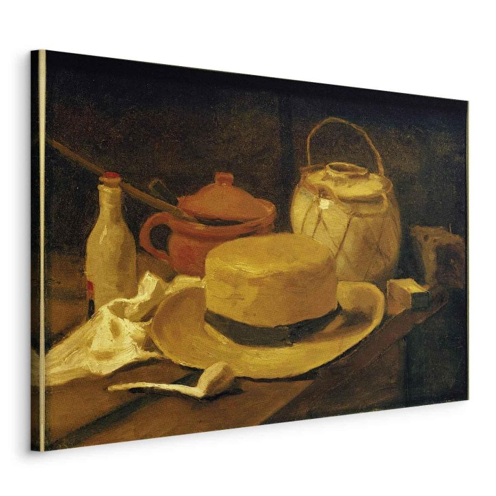 Obraz - Vincent Van Gogh – Martwa natura z żółtym słomkowym kapeluszem