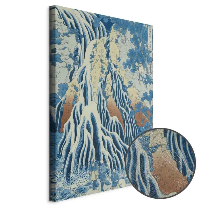 Obraz - Hokusai Katsushika – Wodospad Kirifuri na górze Kurokami w prowincji Shimotsuke