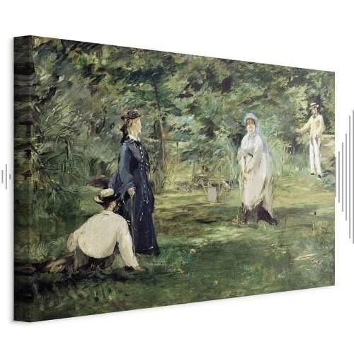 Obraz - Edouard Manet – Gra w krokieta w Paryżu