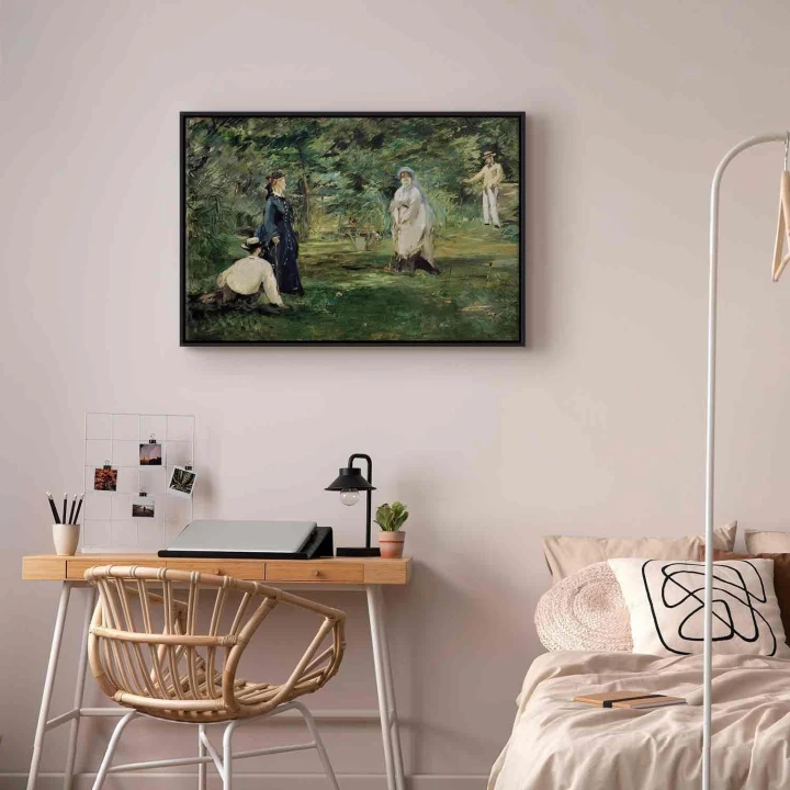 Obraz - Edouard Manet – Gra w krokieta w Paryżu