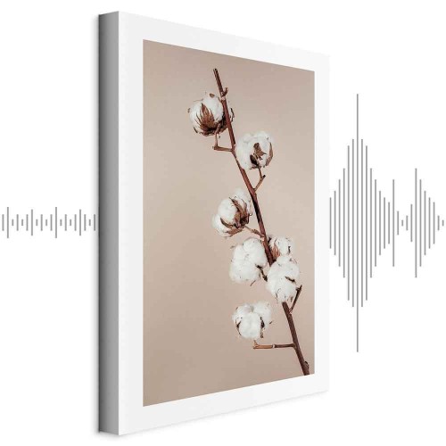 Obraz - Miękkość bawełny (1-częściowy) pionowy