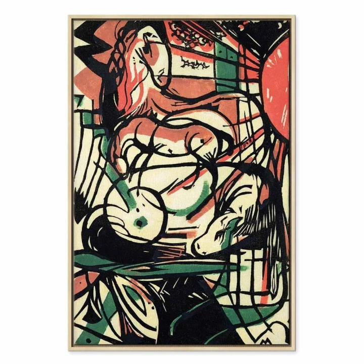Obraz - Franz Marc – Narodziny konia