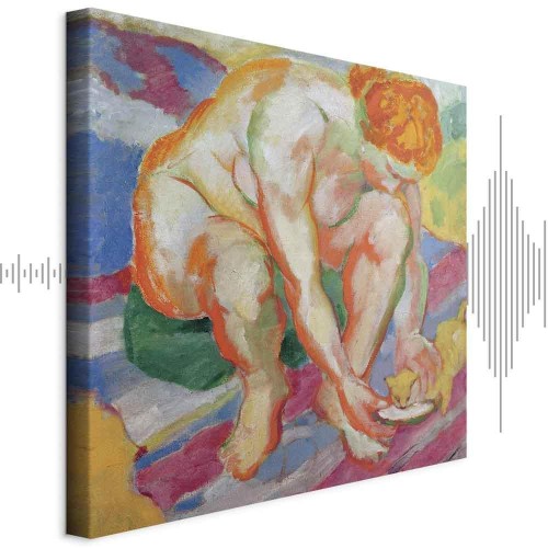 Obraz - Franz Marc – Akt z kotem