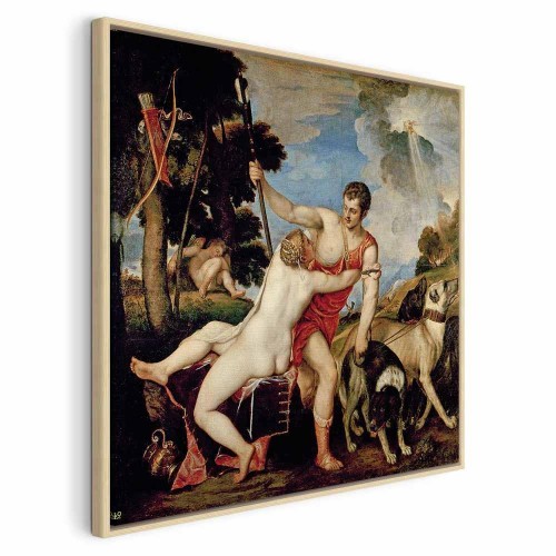 Obraz - Tycjan – Wenus i Adonis