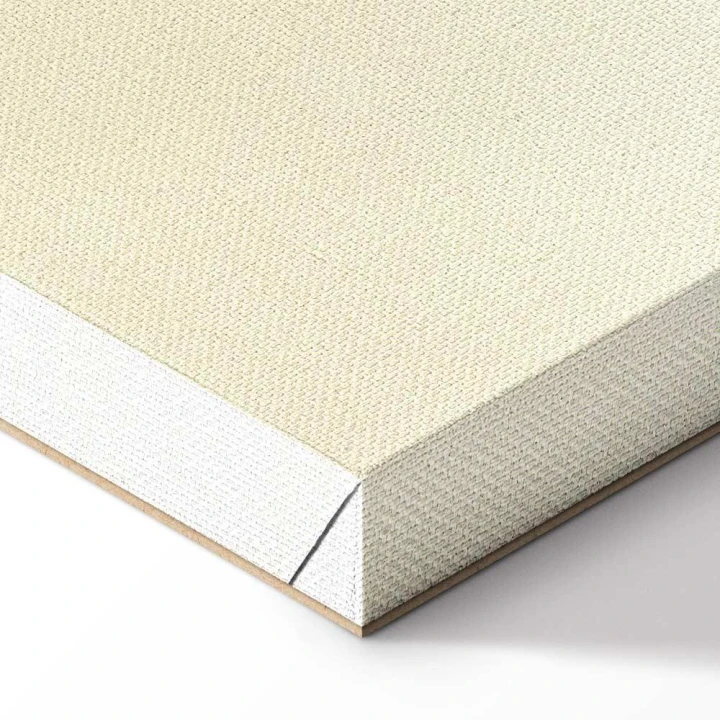 Obraz - Jasna noc - księżyc w towarzystwie wielu gwiazd na jasnym tle