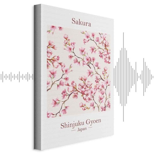 Obraz - Sakura (1-częściowy) pionowy