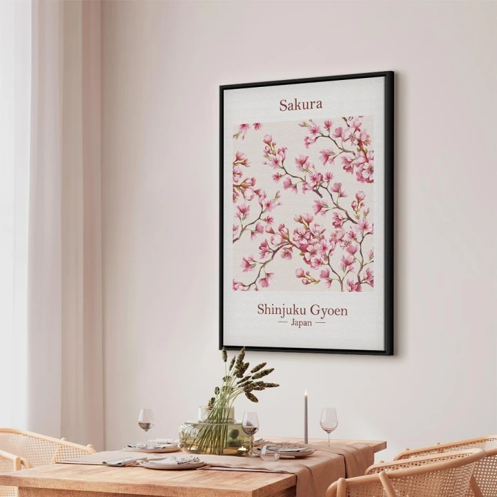 Obraz - Sakura (1-częściowy) pionowy