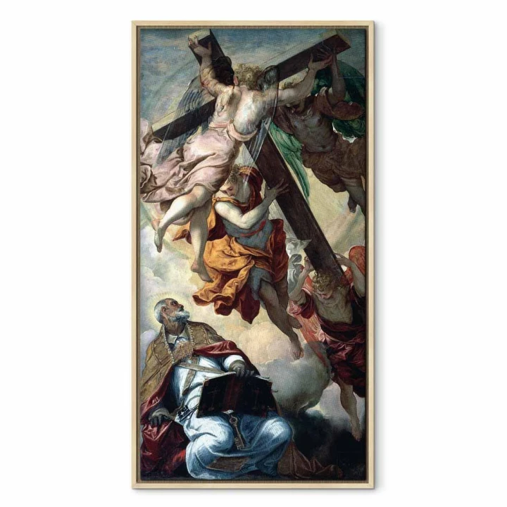 Obraz - Tintoretto – Objawienie Krzyża św Piotrowiowi