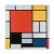 Obraz - Piet Mondrian – Kompozycja z czerwonym, żółtym, niebieskim i czarnym