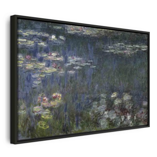 Obraz - Claude Monet – Nenufary (lilie wodne): zielone refleksy