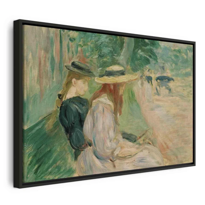 Obraz - Berthe Morisot – Na ławce w Lasku Bulońskim