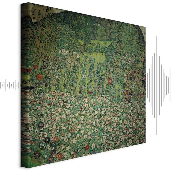 Obraz - Gustav Klimt – Gartenlandschaft mit Bergkuppe