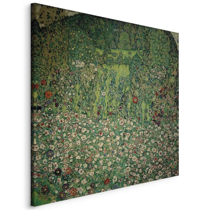 Obraz - Gustav Klimt – Gartenlandschaft mit Bergkuppe