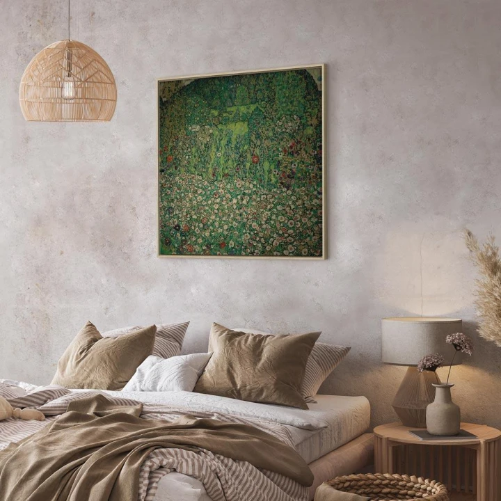 Obraz - Gustav Klimt – Gartenlandschaft mit Bergkuppe