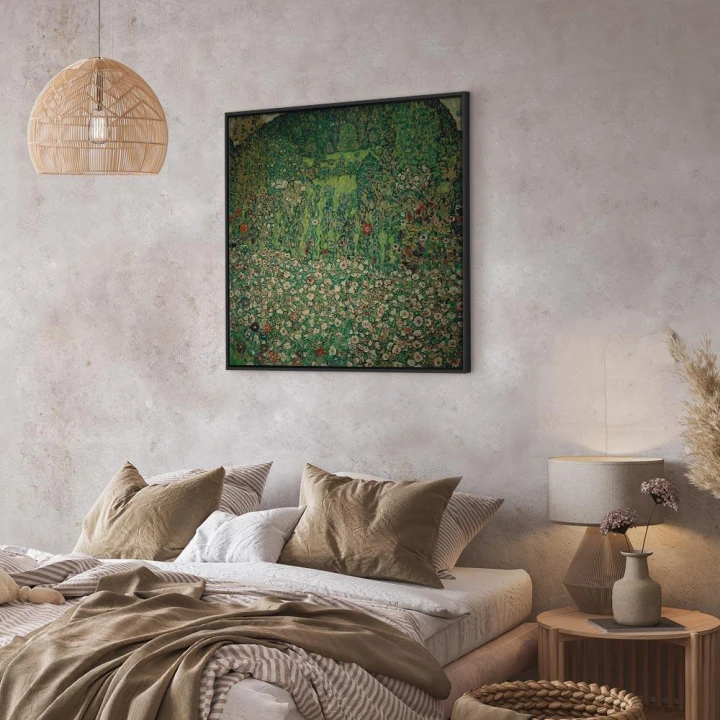 Obraz - Gustav Klimt – Gartenlandschaft mit Bergkuppe